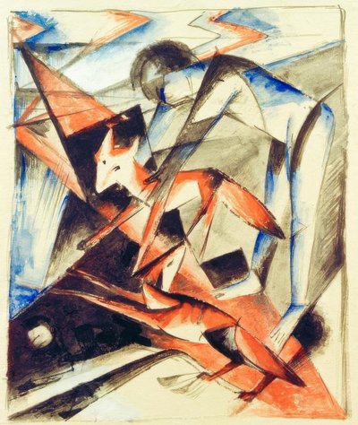 Noah and the Foxes by Franz Marc
